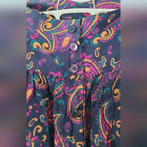 Vintage Rena Rowan Paisley Skirt - Picture 3 of 5